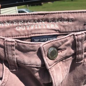 PINK AMERICAN EAGLE super stretchy jegging jeans